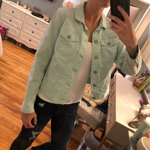 talbots jean jacket